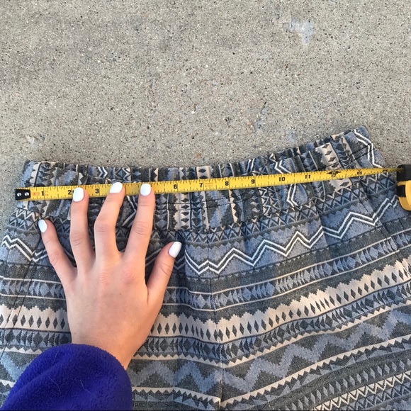 SOLD J crews blue pattern Aztec dress professional - Picture 4 of 4